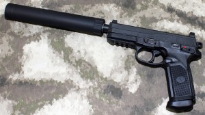 FN FNP 45 TACTICAL SUPPRESSED AAC TiRANT 45